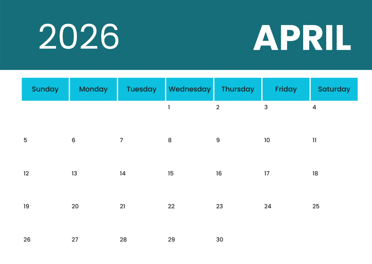 Free Printable 2026 Calendar Template to Edit Online