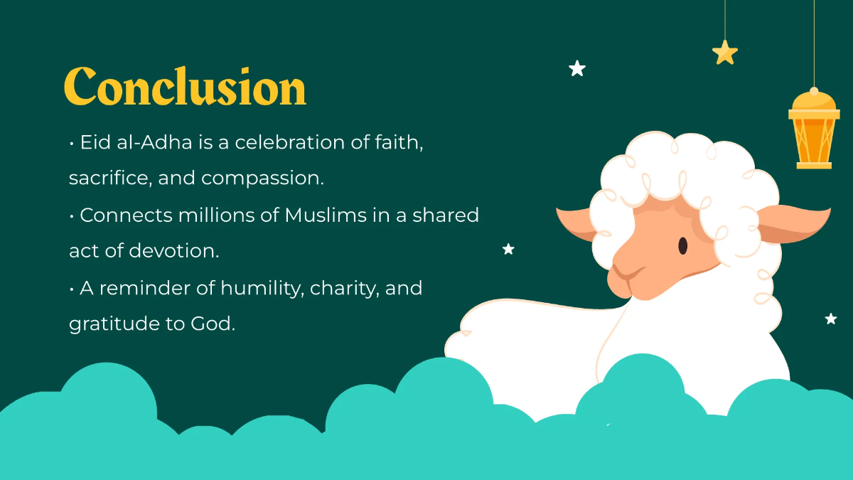 Free Eid al-Adha Presentation Template to Edit Online