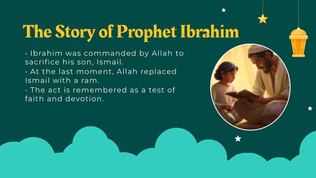 Free Eid al-Adha Presentation Template to Edit Online