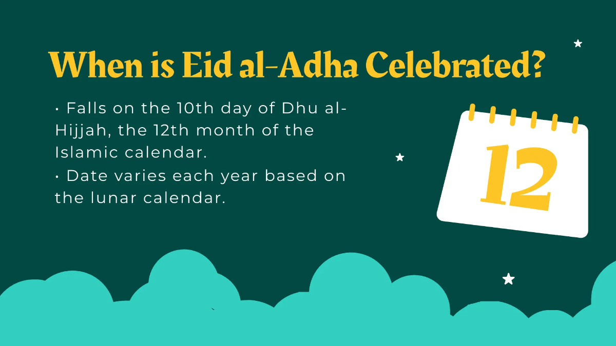 Free Eid al-Adha Presentation Template to Edit Online