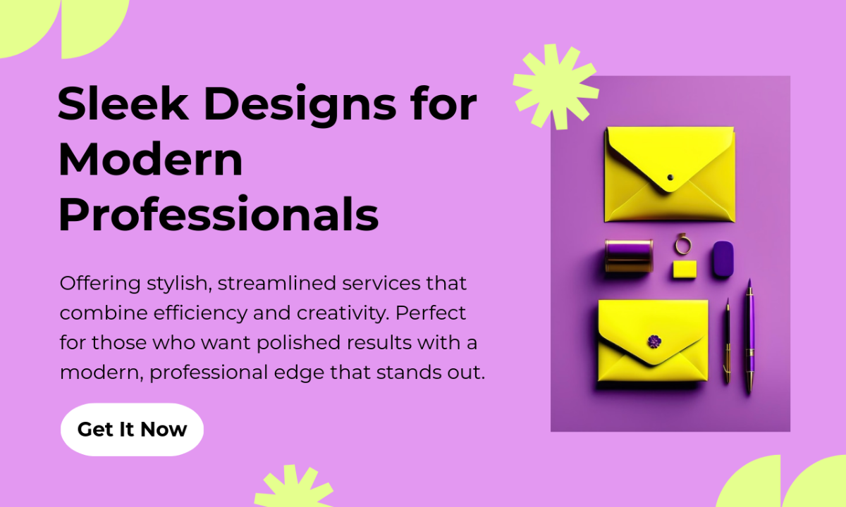Free Sleek Fiverr Gig Template to Edit Online