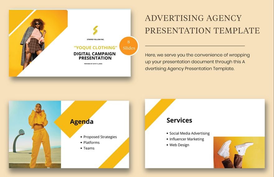 Advertising Agency Presentation Template