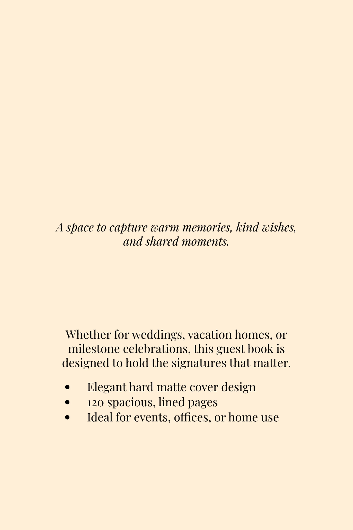 Free KDP Guest Book Cover Template to Edit Online