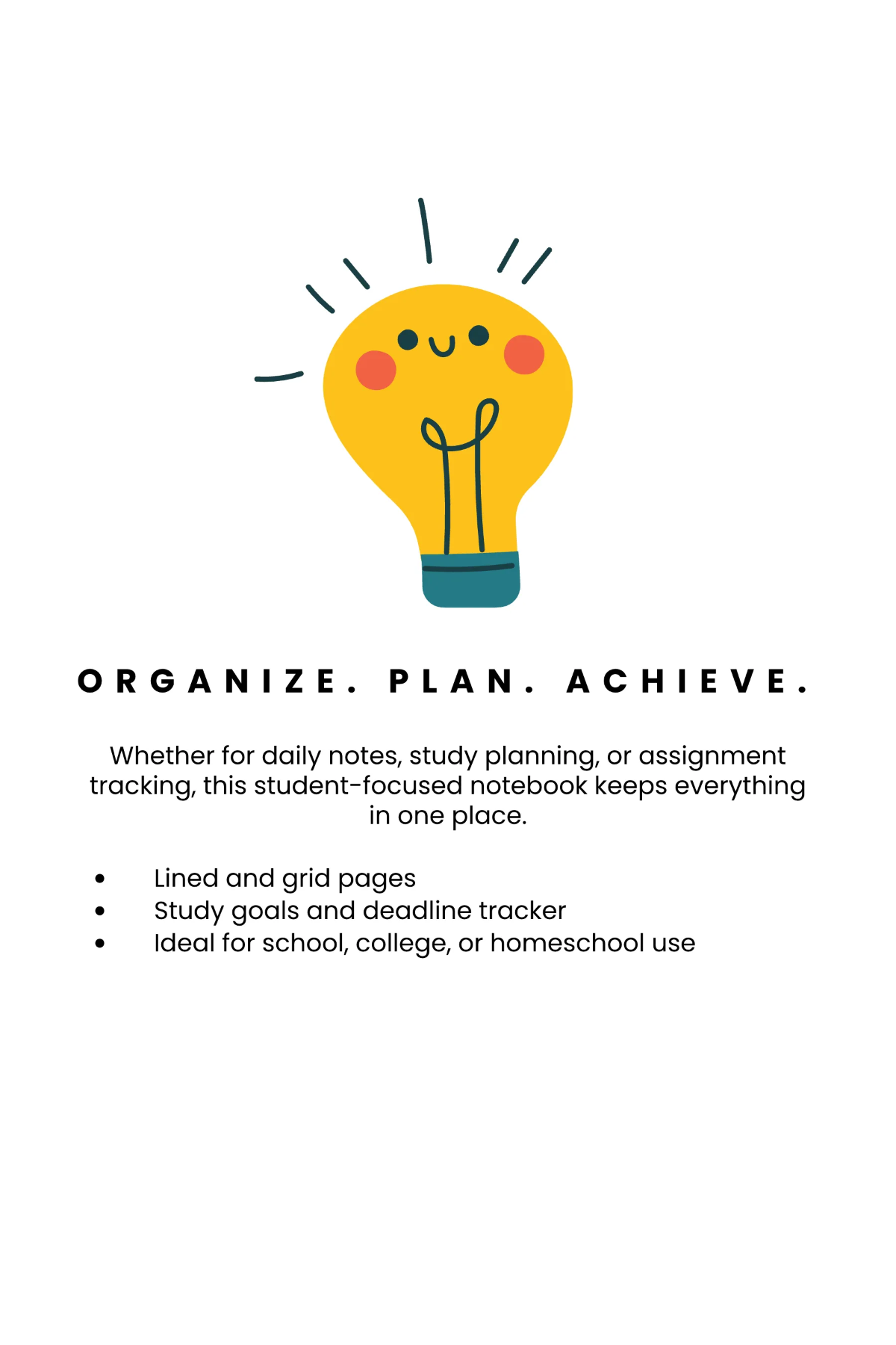 Free KDP Students Book Cover Template to Edit Online