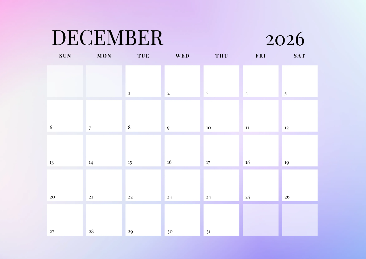 Free Editable 2026 Calendar Template to Edit Online