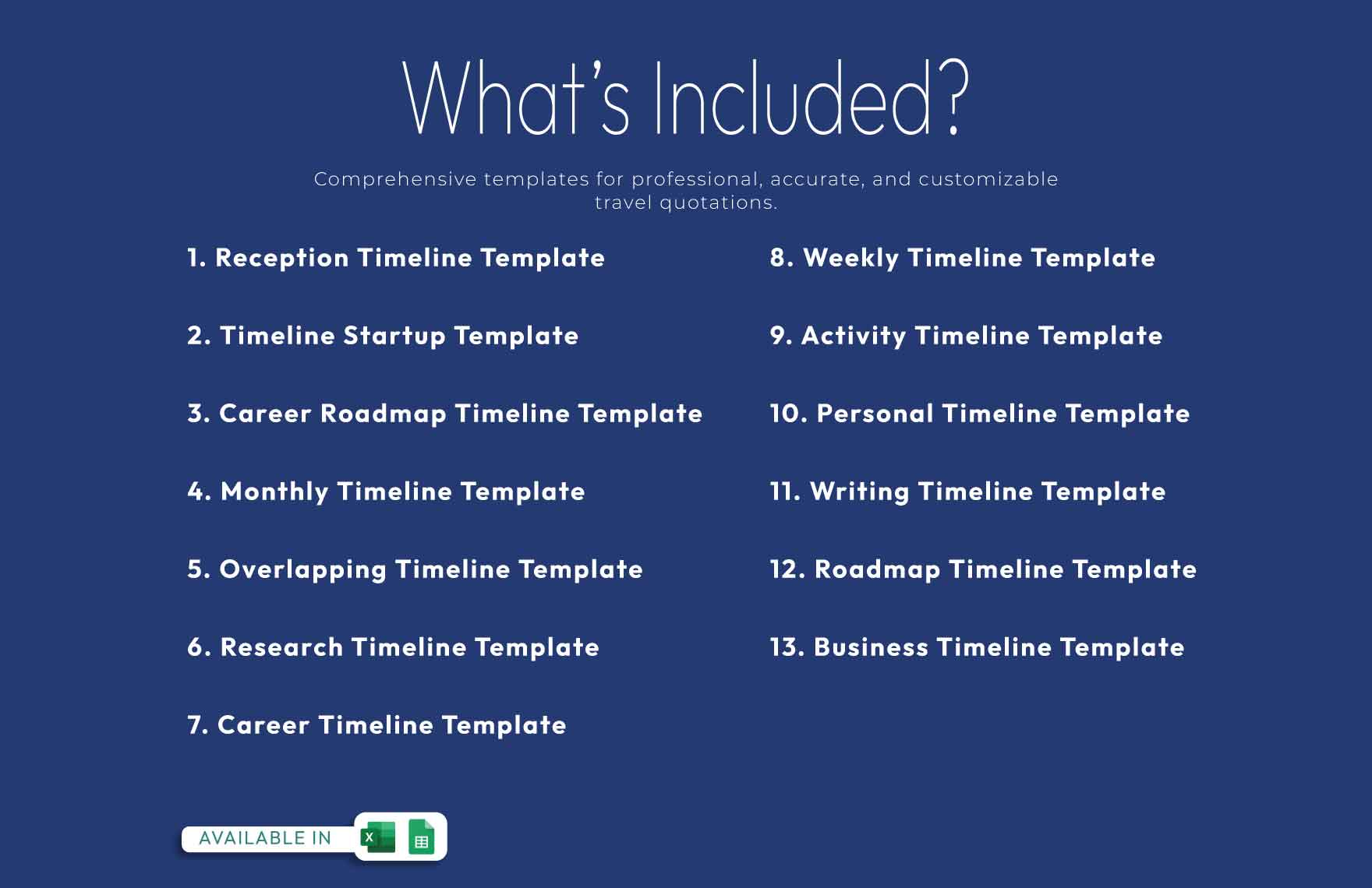 13+ Smart Timeline Bundle Template Bundle