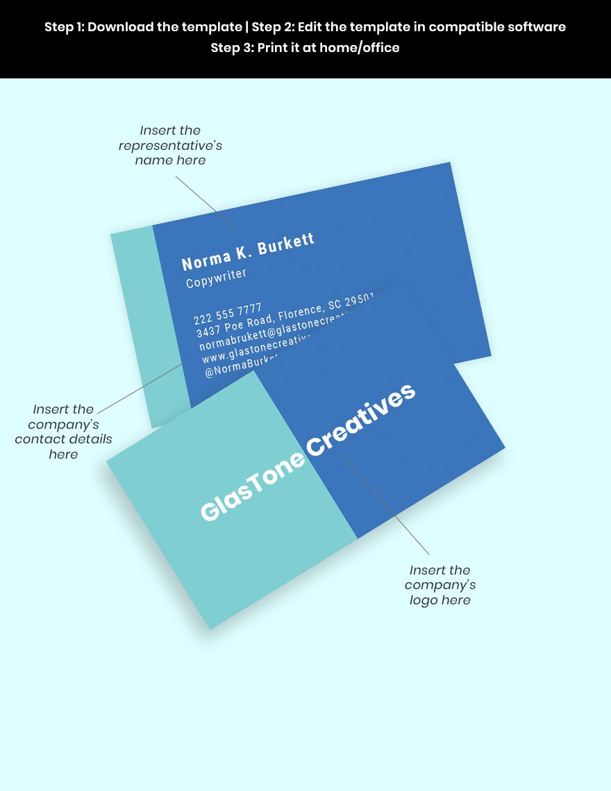 Creative Advertising Agency Business Card Template