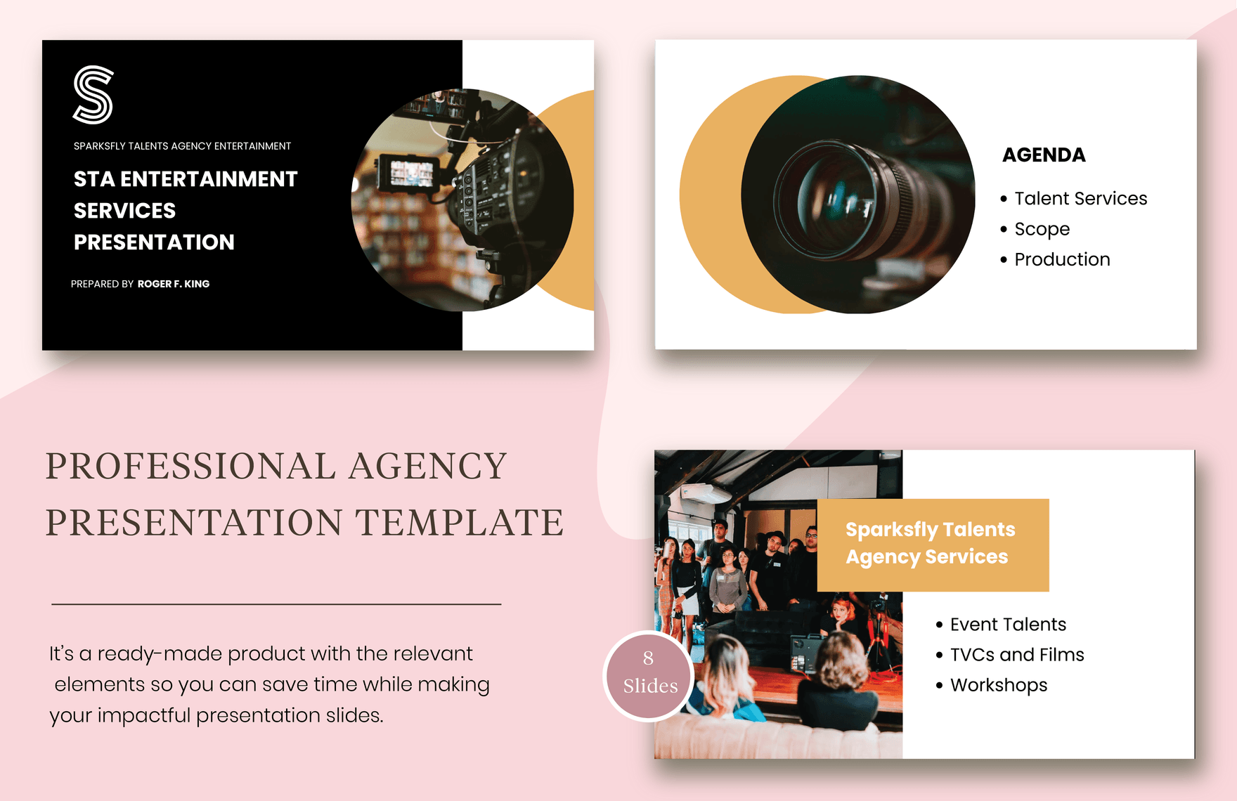 Professional Agency Presentation Template