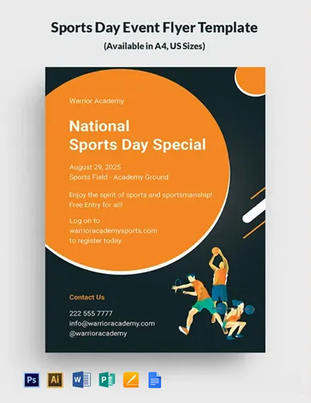 Download 6+ National Sports Day Templates - PSD | Illustrator ...