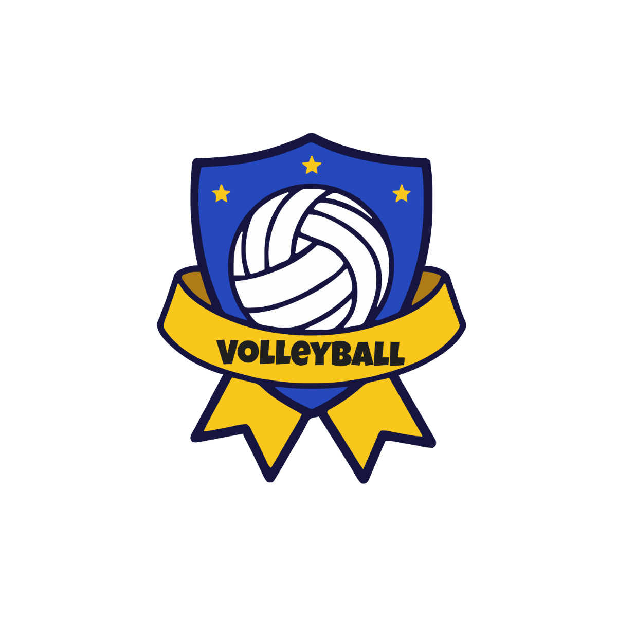 Free Volleyball Logo Clipart to Edit Online