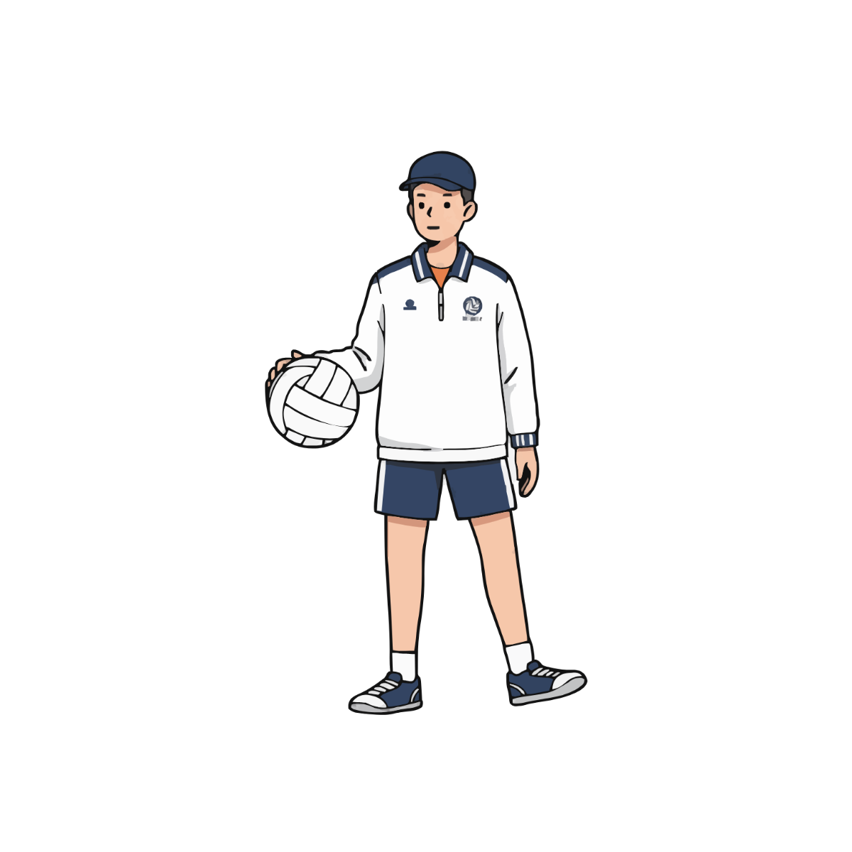 Free Volleyball Coach Clipart to Edit Online