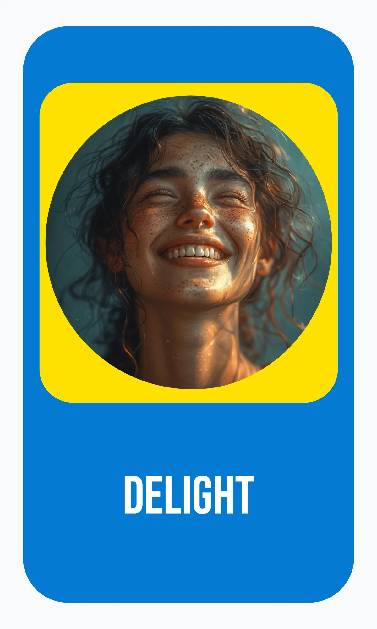 Free Playful Emotions Flashcard Template to Edit Online