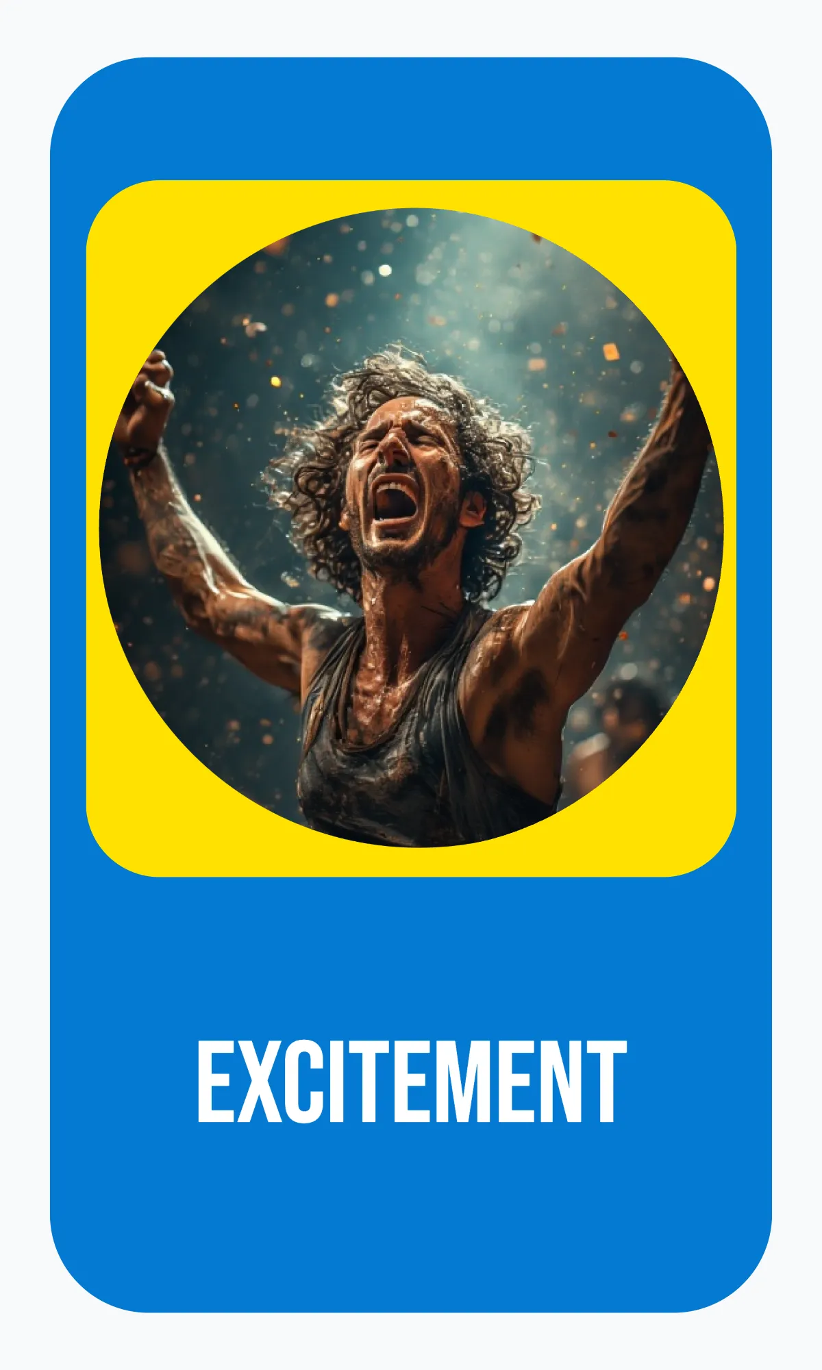 Free Playful Emotions Flashcard Template to Edit Online