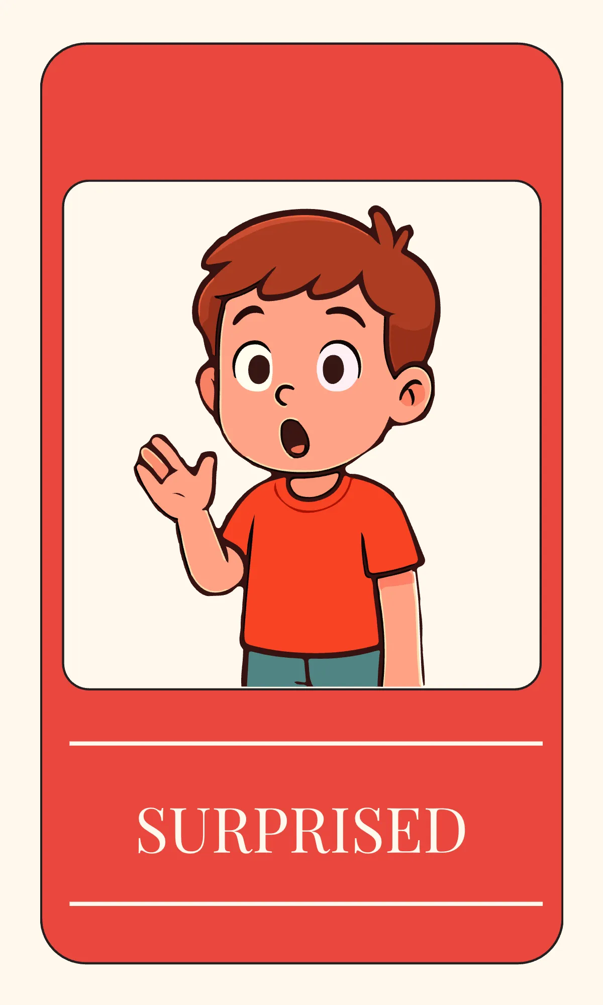 Free Emotions Awareness Flashcard Template to Edit Online