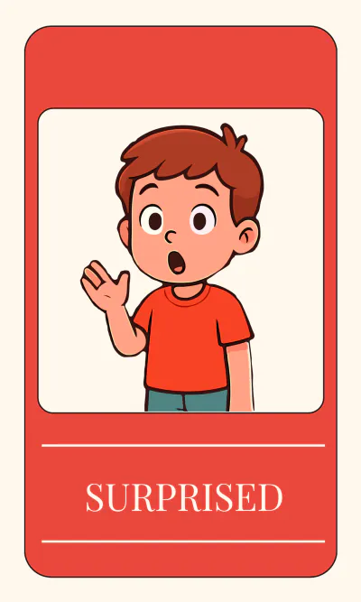 Free Emotions Awareness Flashcard Template to Edit Online
