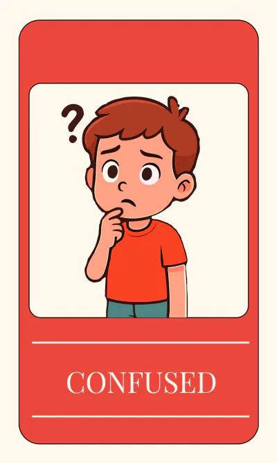 Free Emotions Awareness Flashcard Template to Edit Online