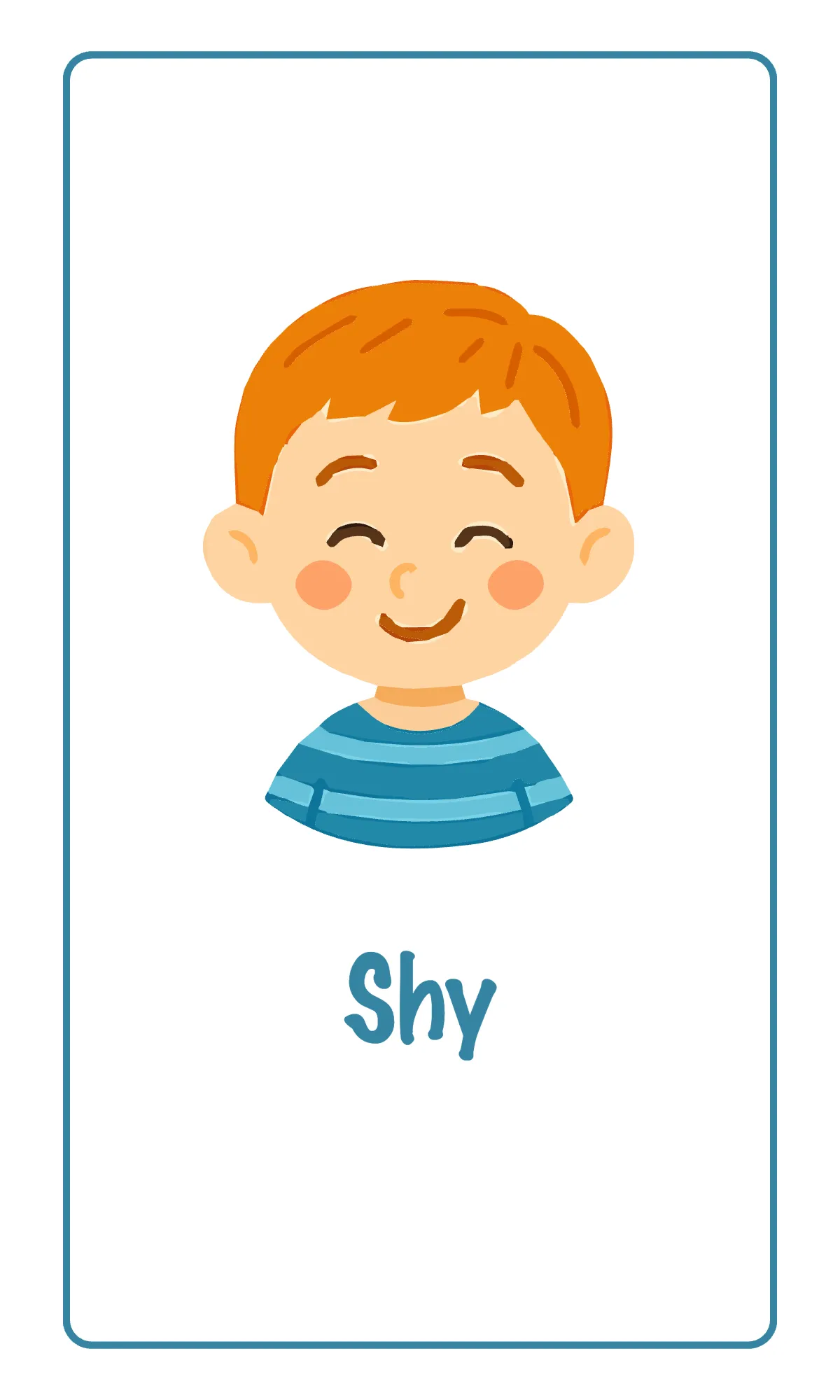 Free Pre-K Emotions Flashcard Template to Edit Online