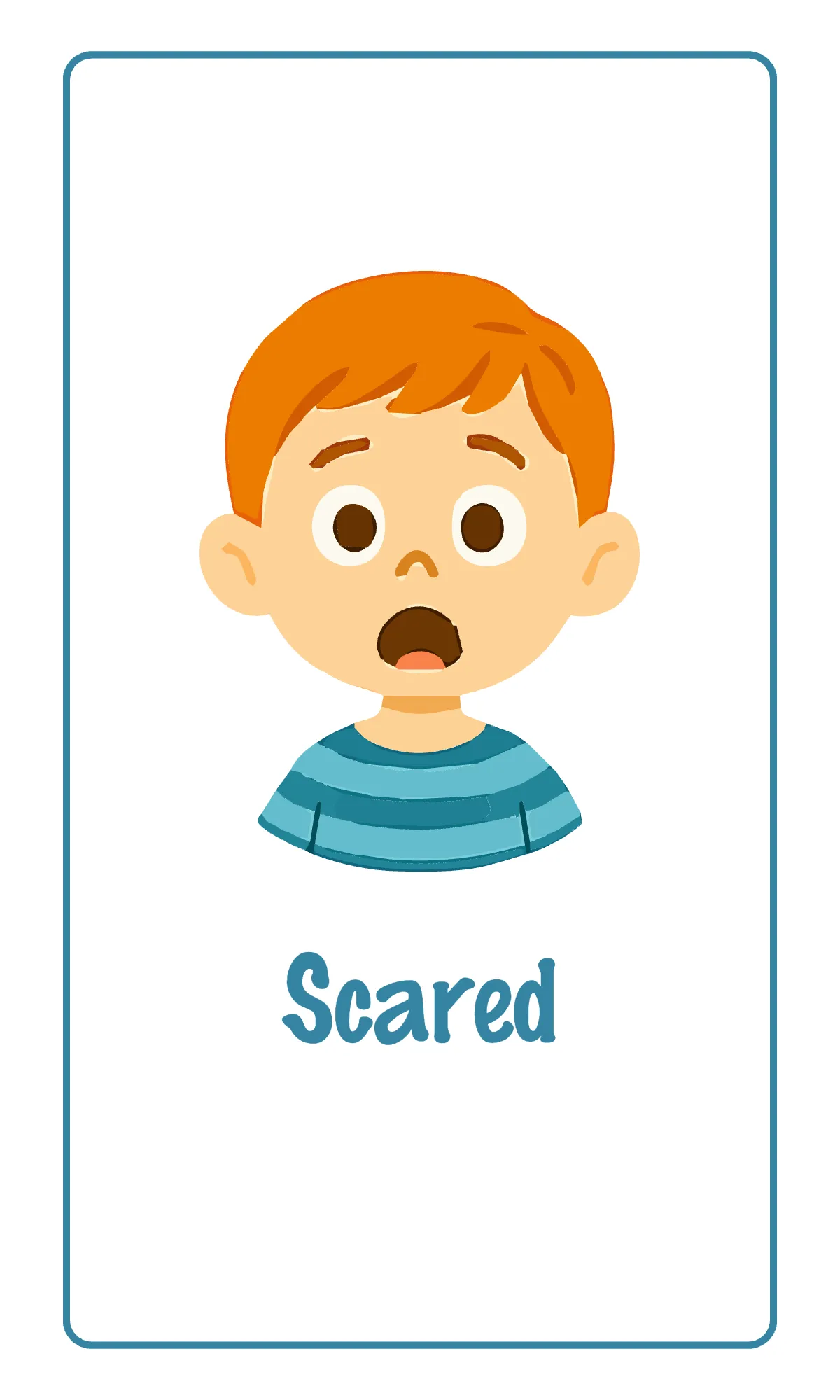 Free Pre-K Emotions Flashcard Template to Edit Online