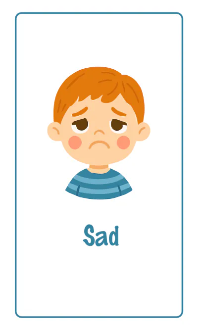 Free Pre-K Emotions Flashcard Template to Edit Online