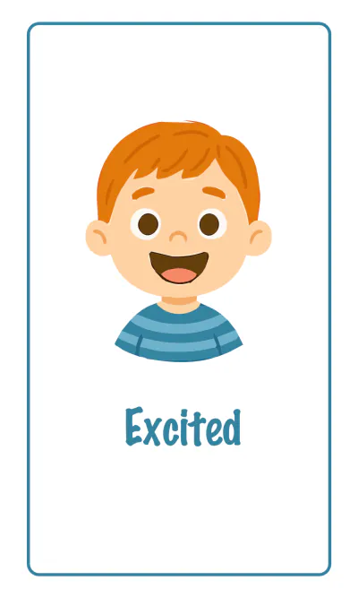 Free Pre-K Emotions Flashcard Template to Edit Online