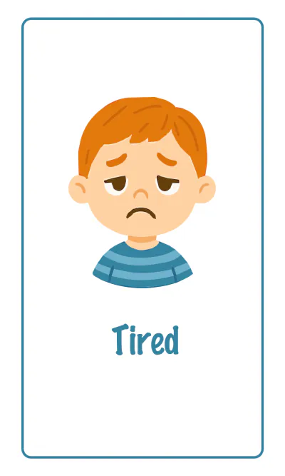 Free Pre-K Emotions Flashcard Template to Edit Online