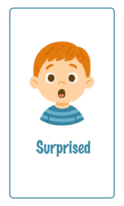 Free Pre-K Emotions Flashcard Template to Edit Online