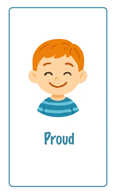 Free Pre-K Emotions Flashcard Template to Edit Online