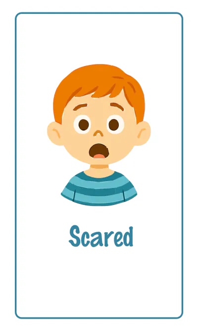 Free Pre-K Emotions Flashcard Template to Edit Online