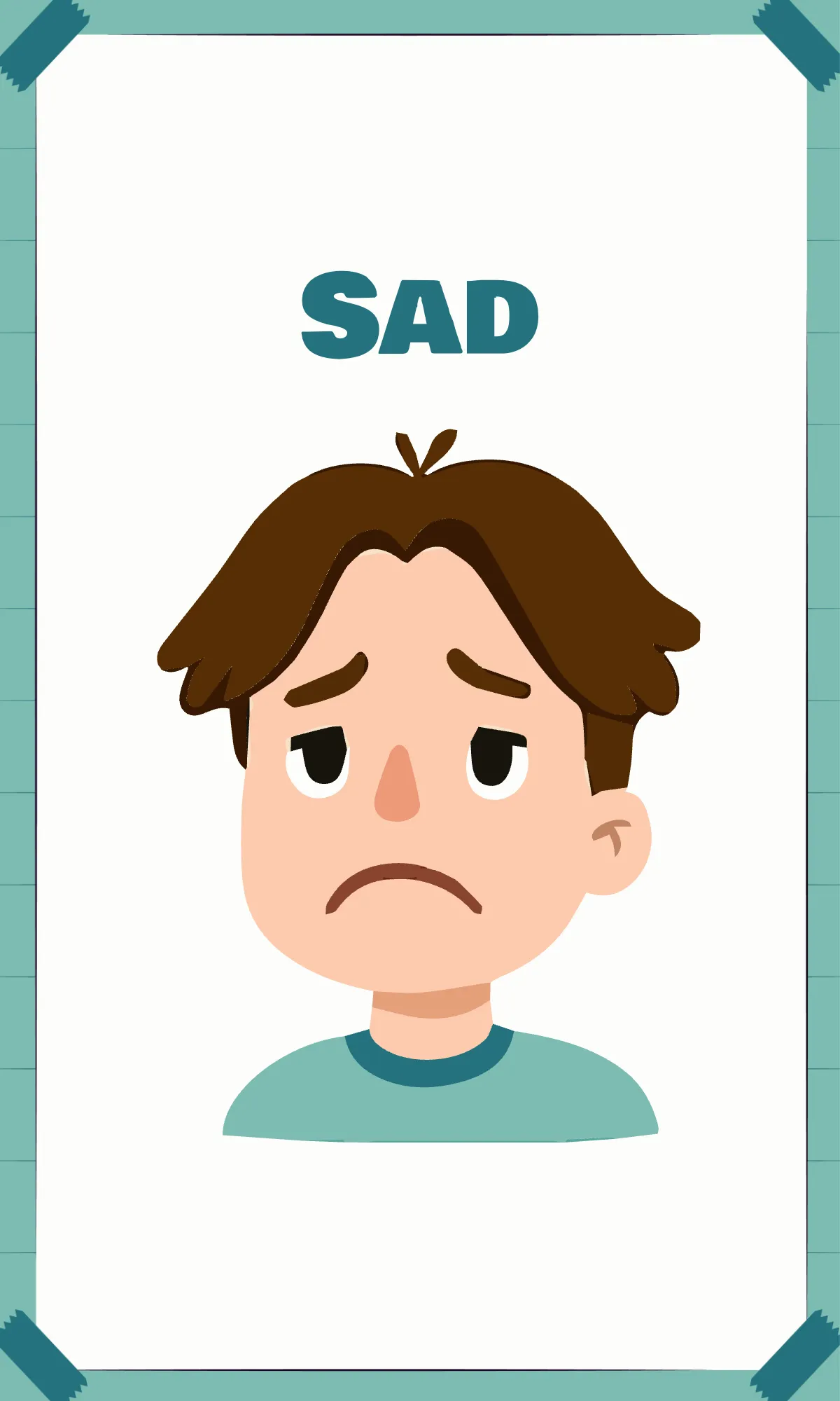 Free Montessori Emotions Flashcard Template to Edit Online