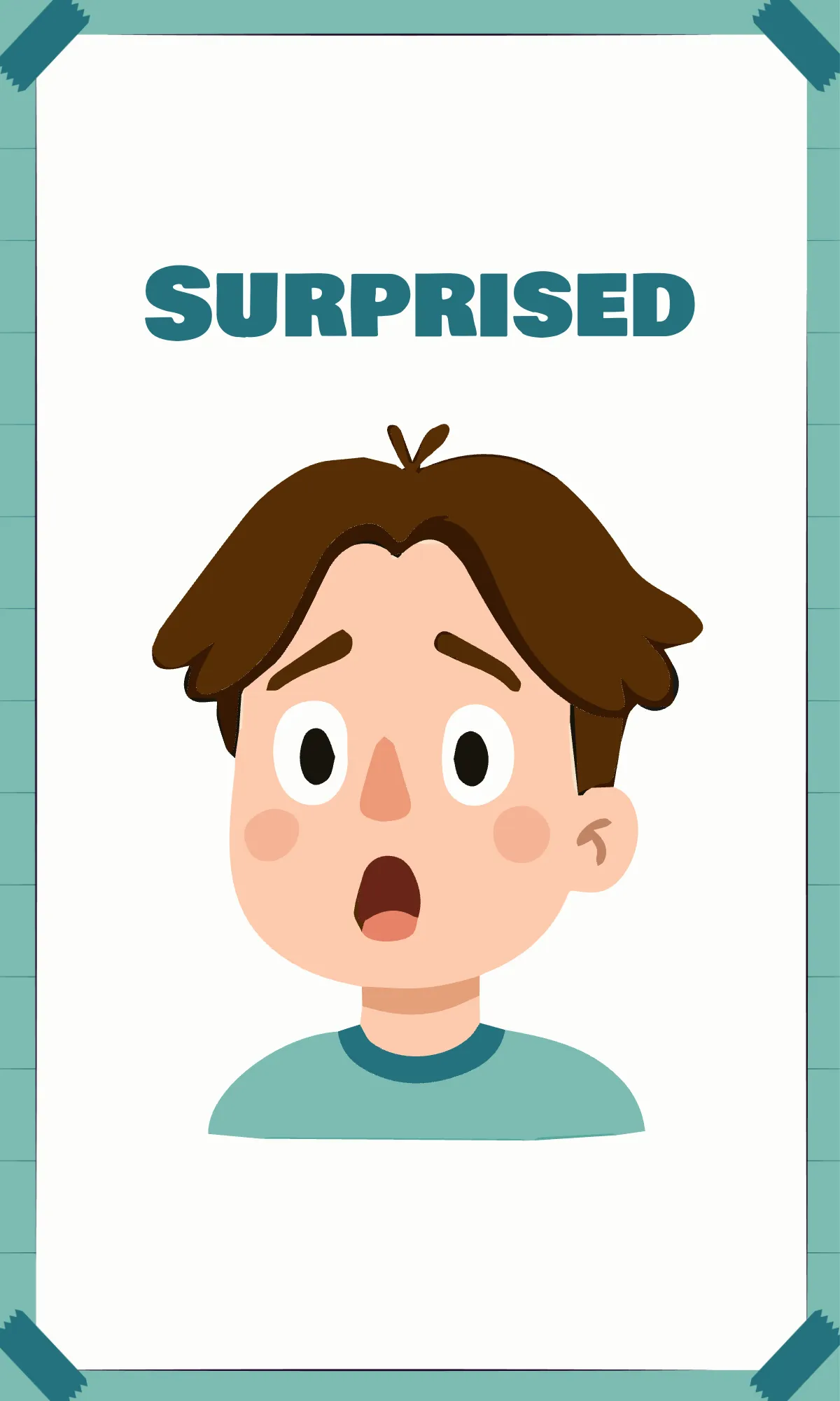 Free Montessori Emotions Flashcard Template to Edit Online