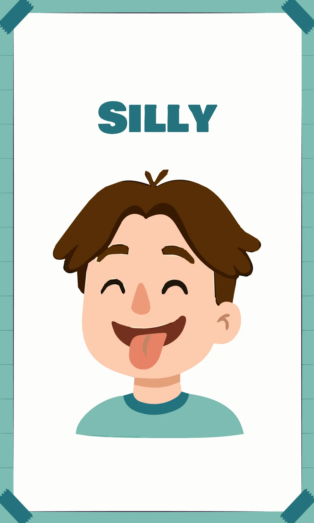 Free Montessori Emotions Flashcard Template to Edit Online