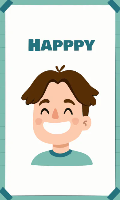 Free Montessori Emotions Flashcard Template to Edit Online