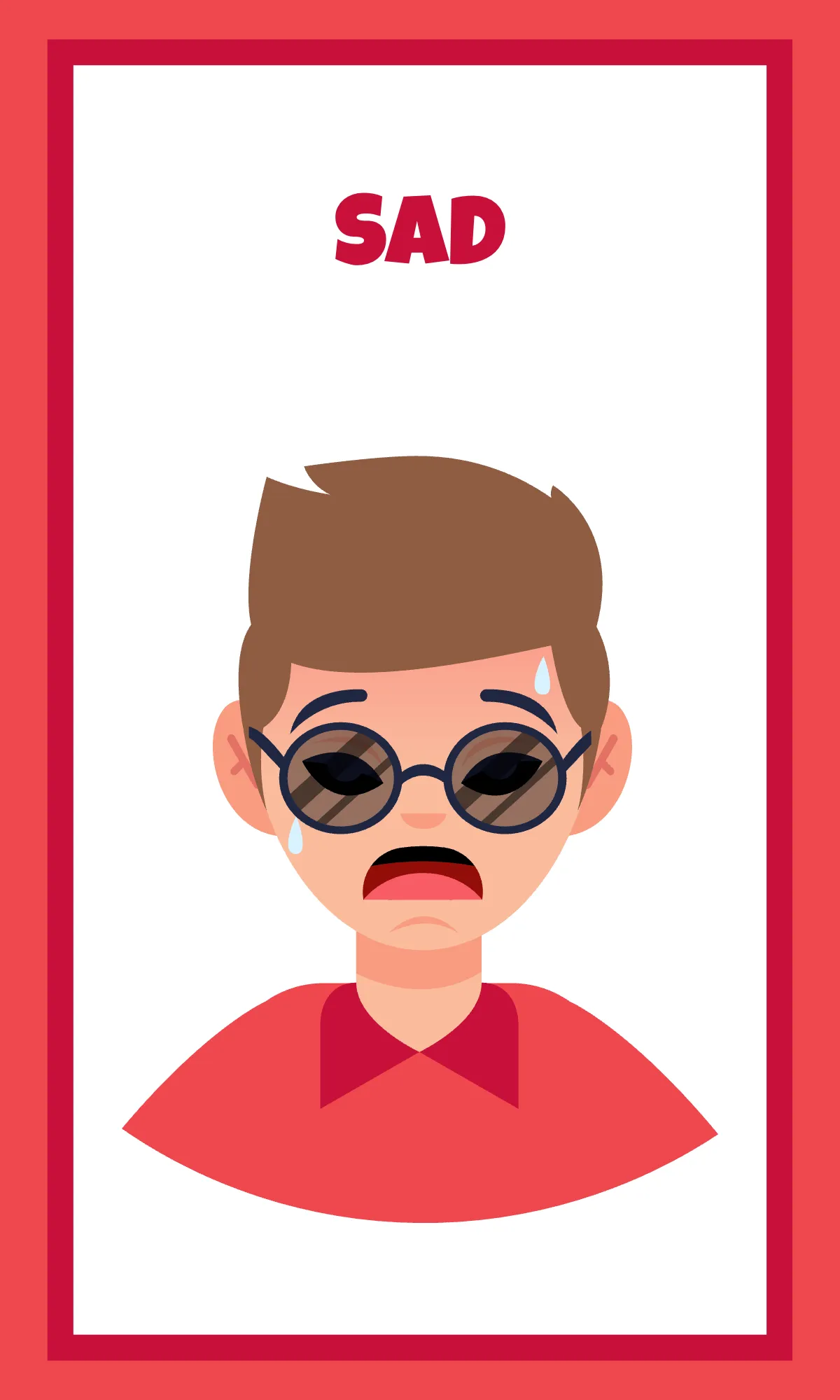 Free Emotions Flashcard for Adults Template to Edit Online