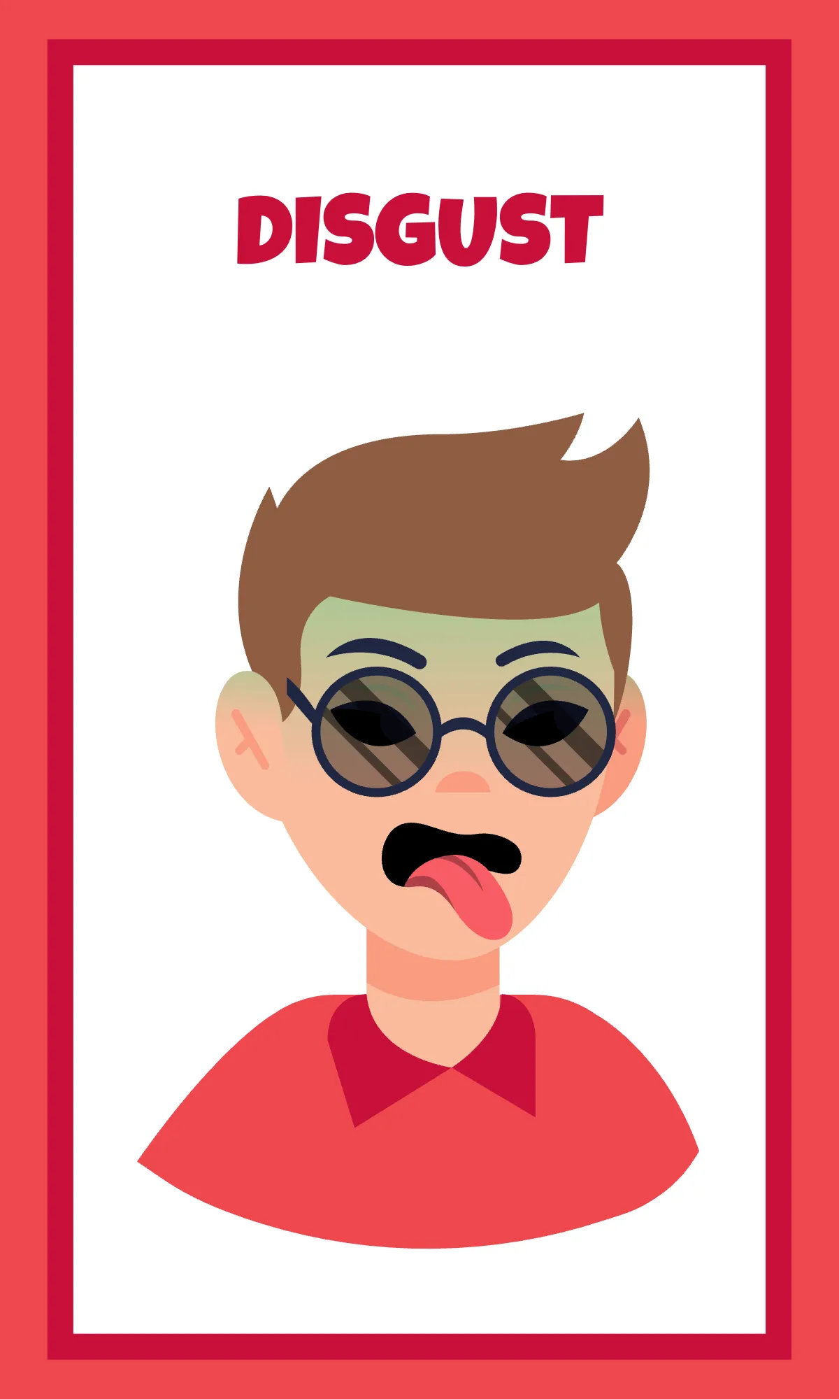 Free Emotions Flashcard for Adults Template to Edit Online