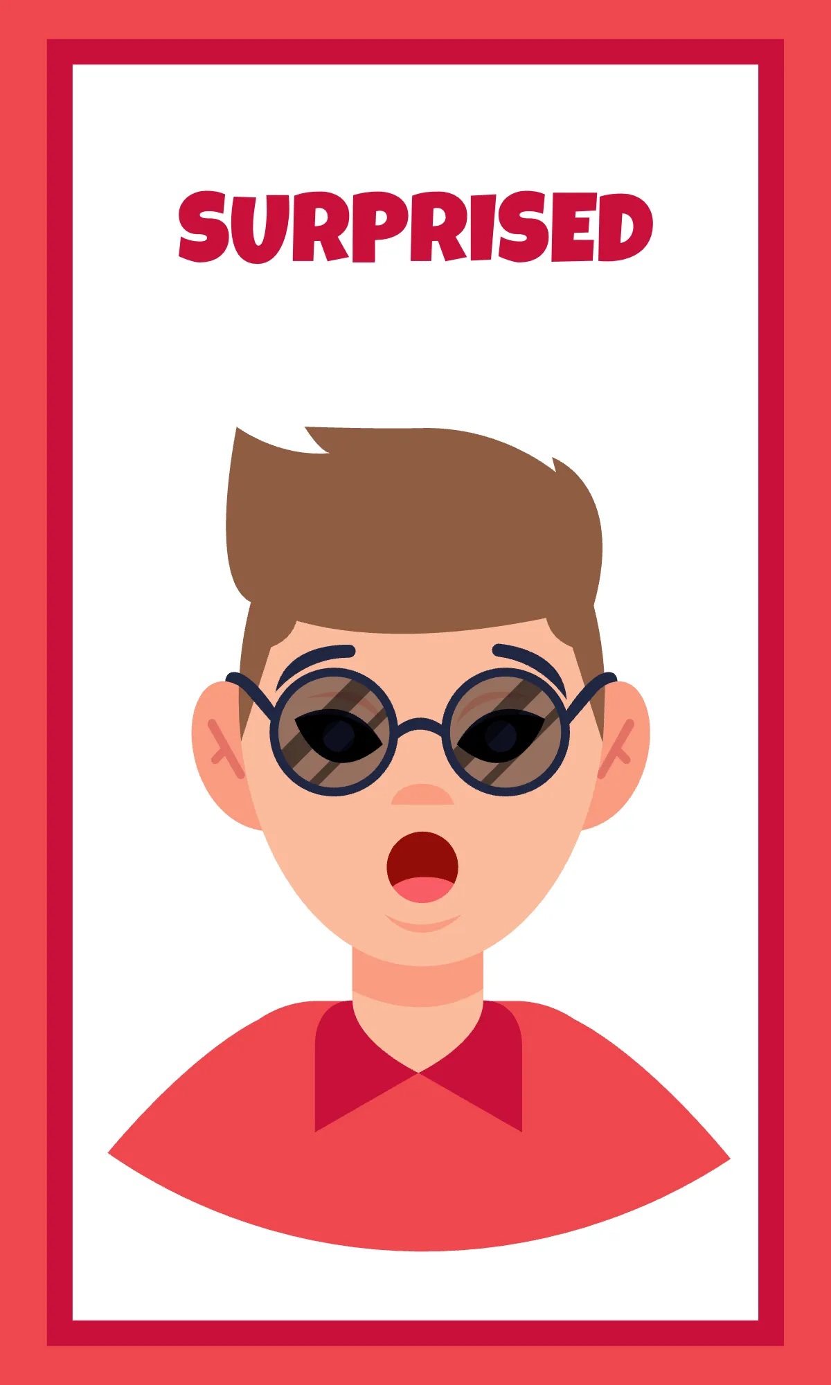 Free Emotions Flashcard for Adults Template to Edit Online