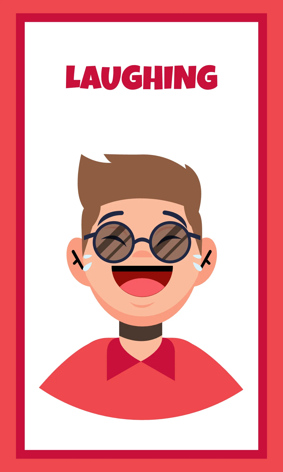 Free Emotions Flashcard for Adults Template to Edit Online