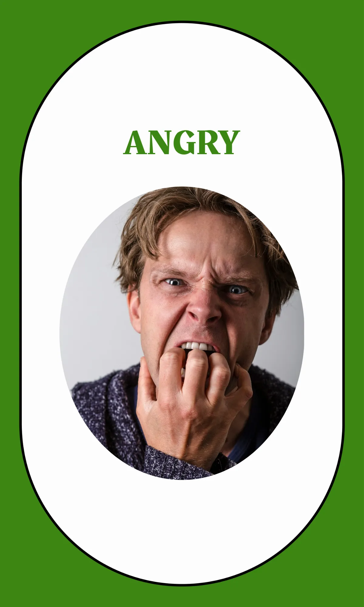 Free Green Monster Emotions Flashcard Template to Edit Online