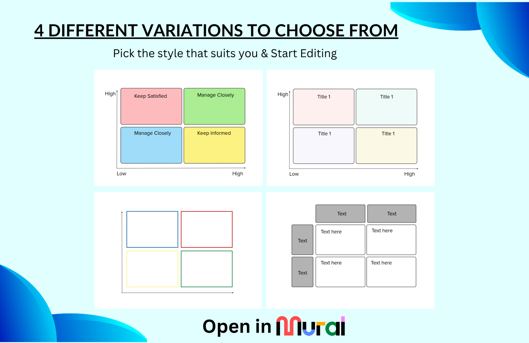 Free Stakeholder Map Template