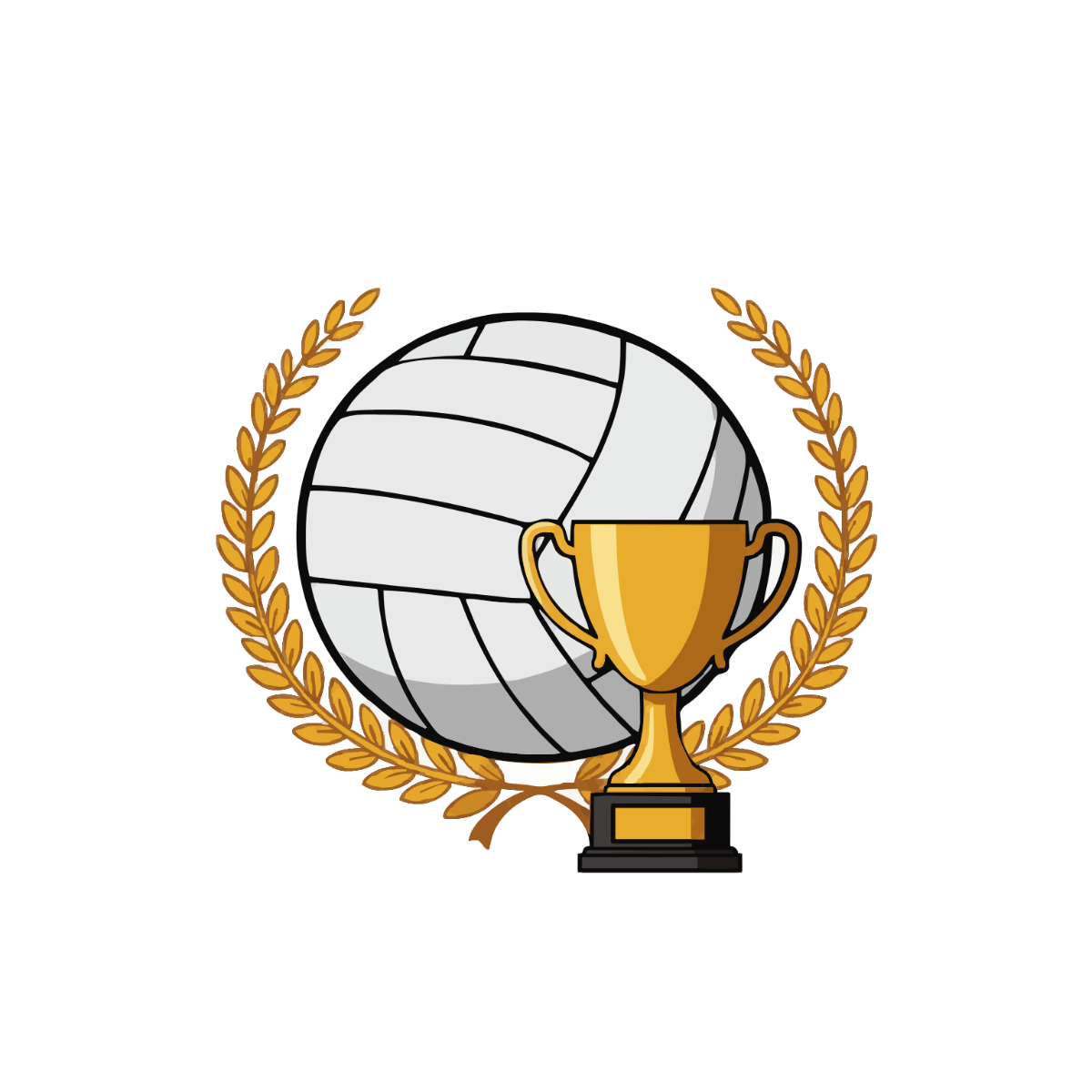 Free Championship Volleyball Clipart to Edit Online