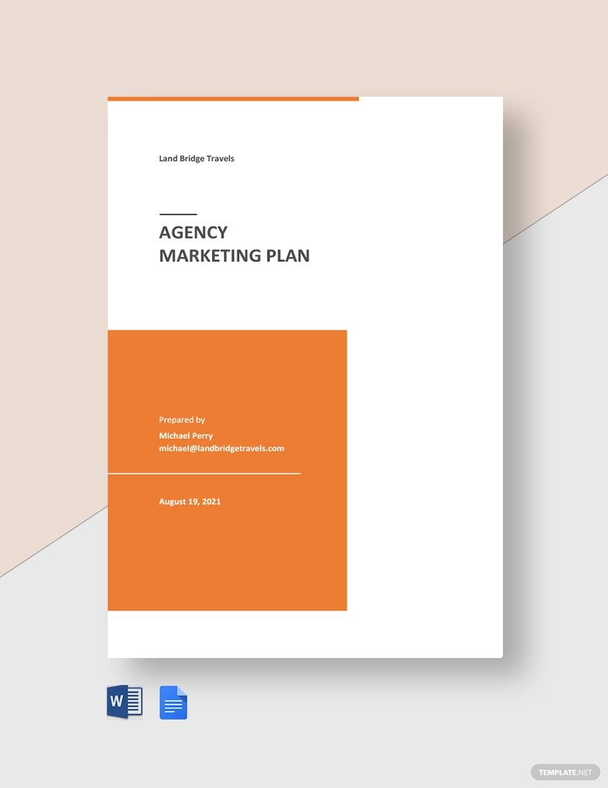 Agency Marketing Plan Template