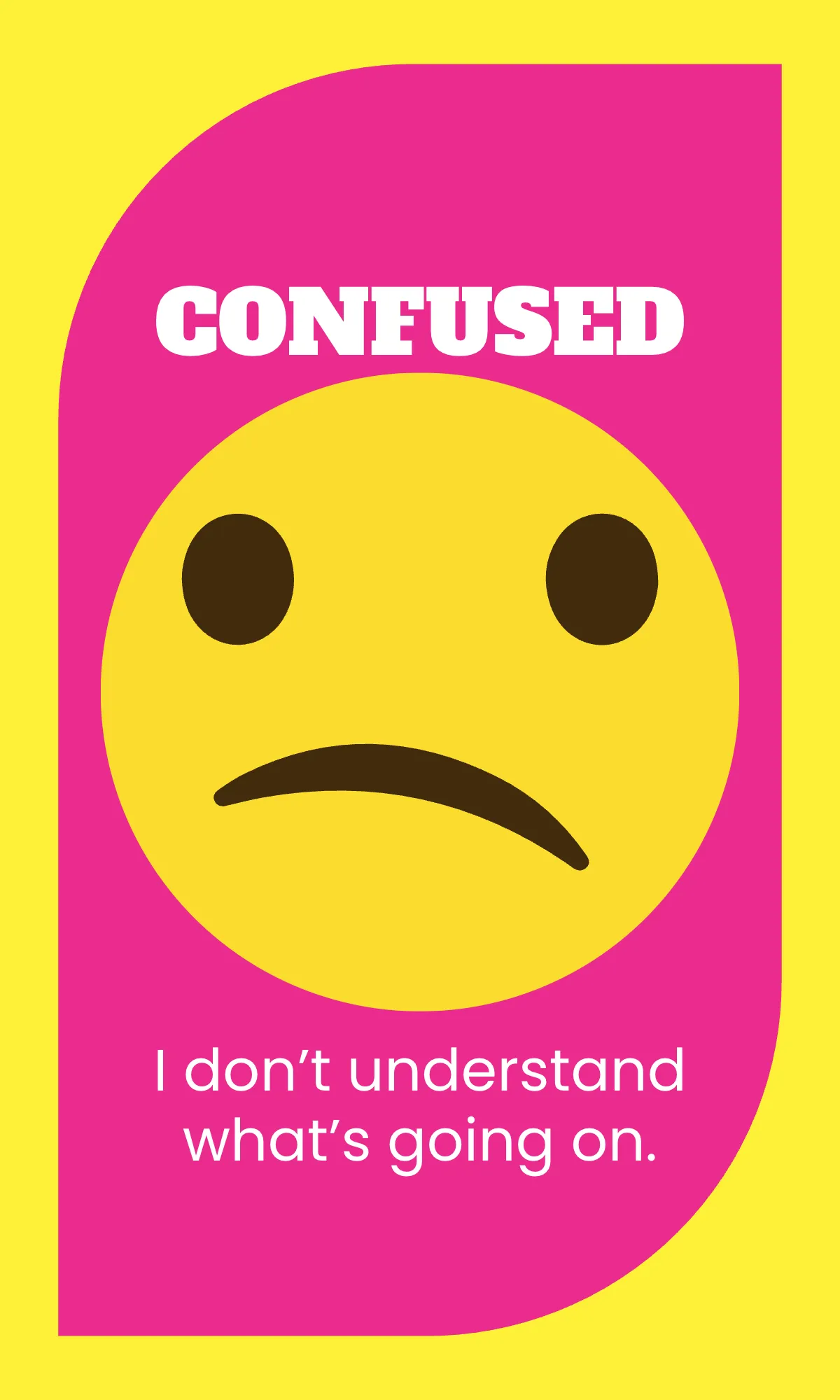 Free Yellow Emotions Sorting Flashcard Template to Edit Online