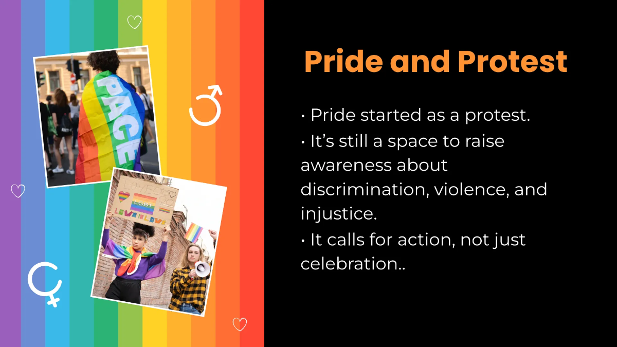 Free Pride Month Presentation Template to Edit Online