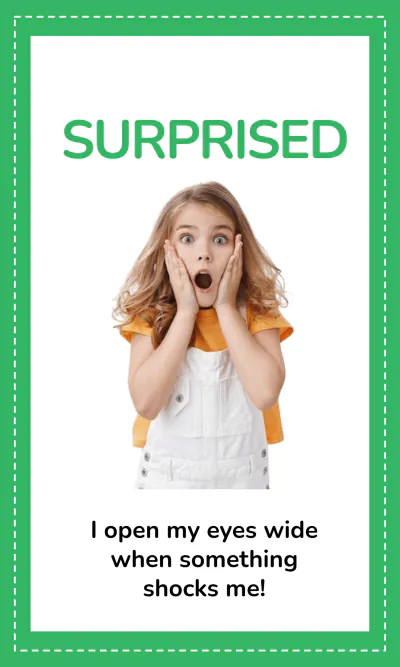 Free Emotions Flashcard with Pictures Template to Edit Online