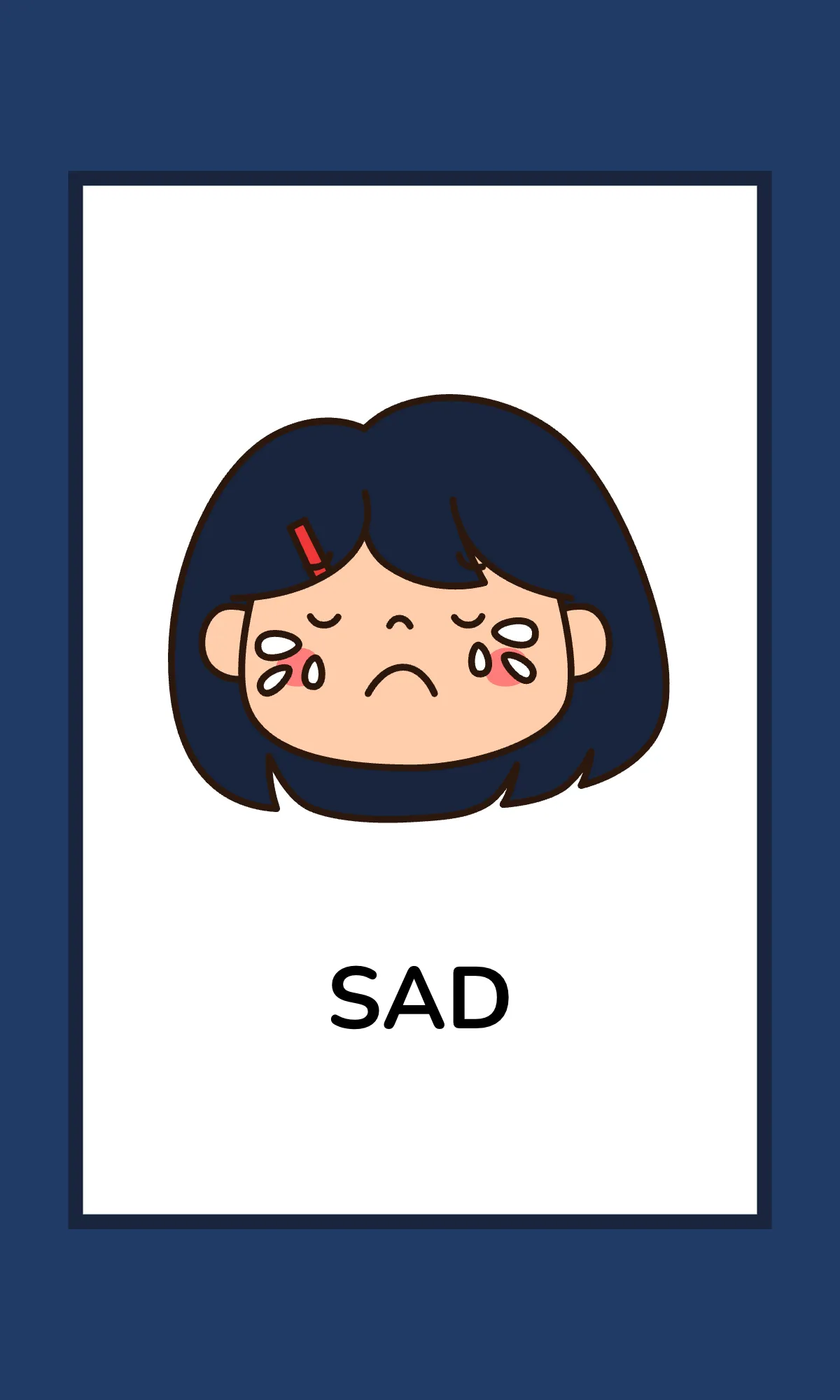 Free Emotions Flashcard for Autism Template to Edit Online