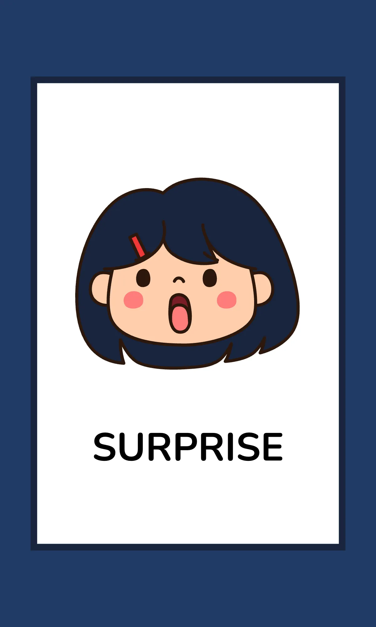 Free Emotions Flashcard for Autism Template to Edit Online