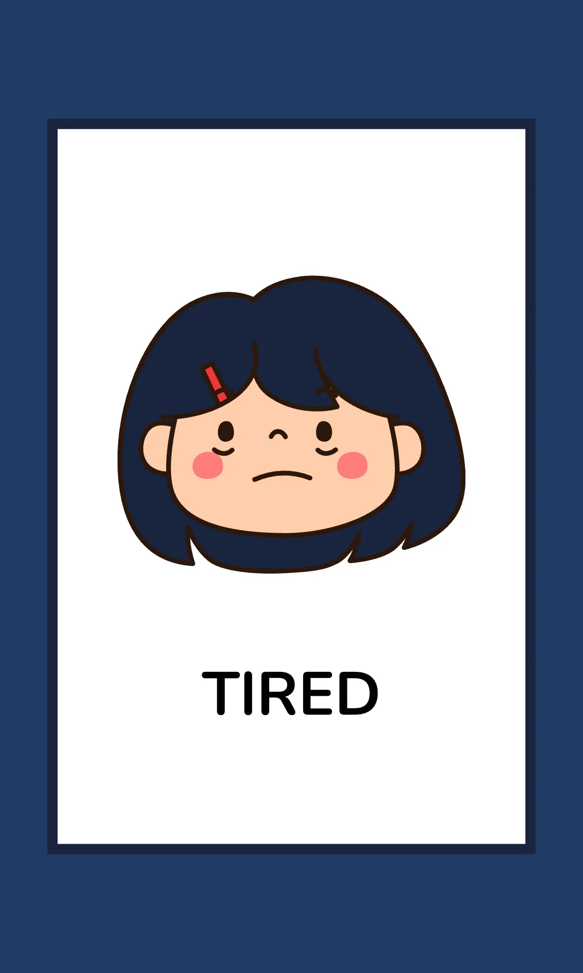 Free Emotions Flashcard for Autism Template to Edit Online