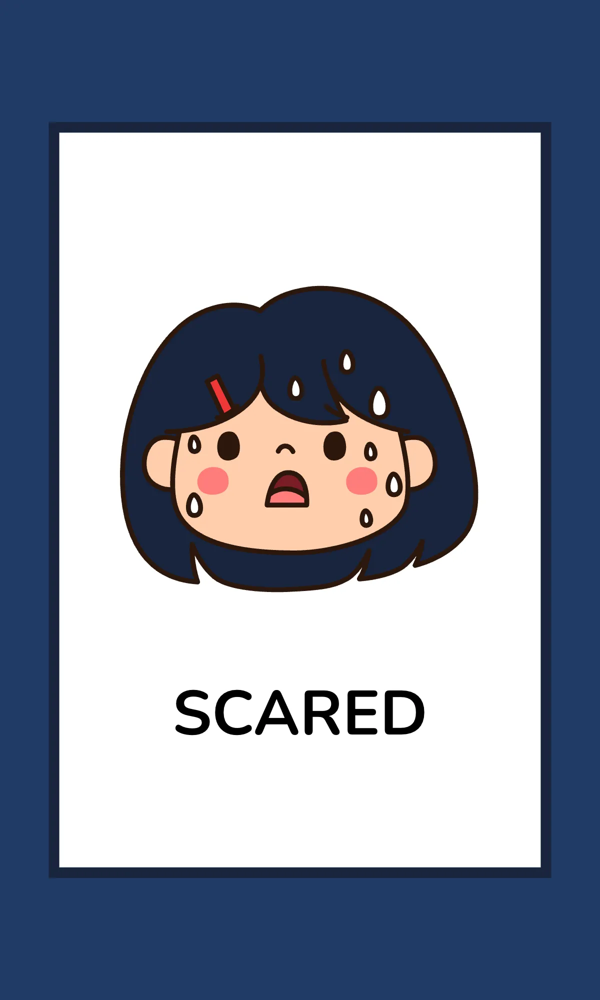 Free Emotions Flashcard for Autism Template to Edit Online