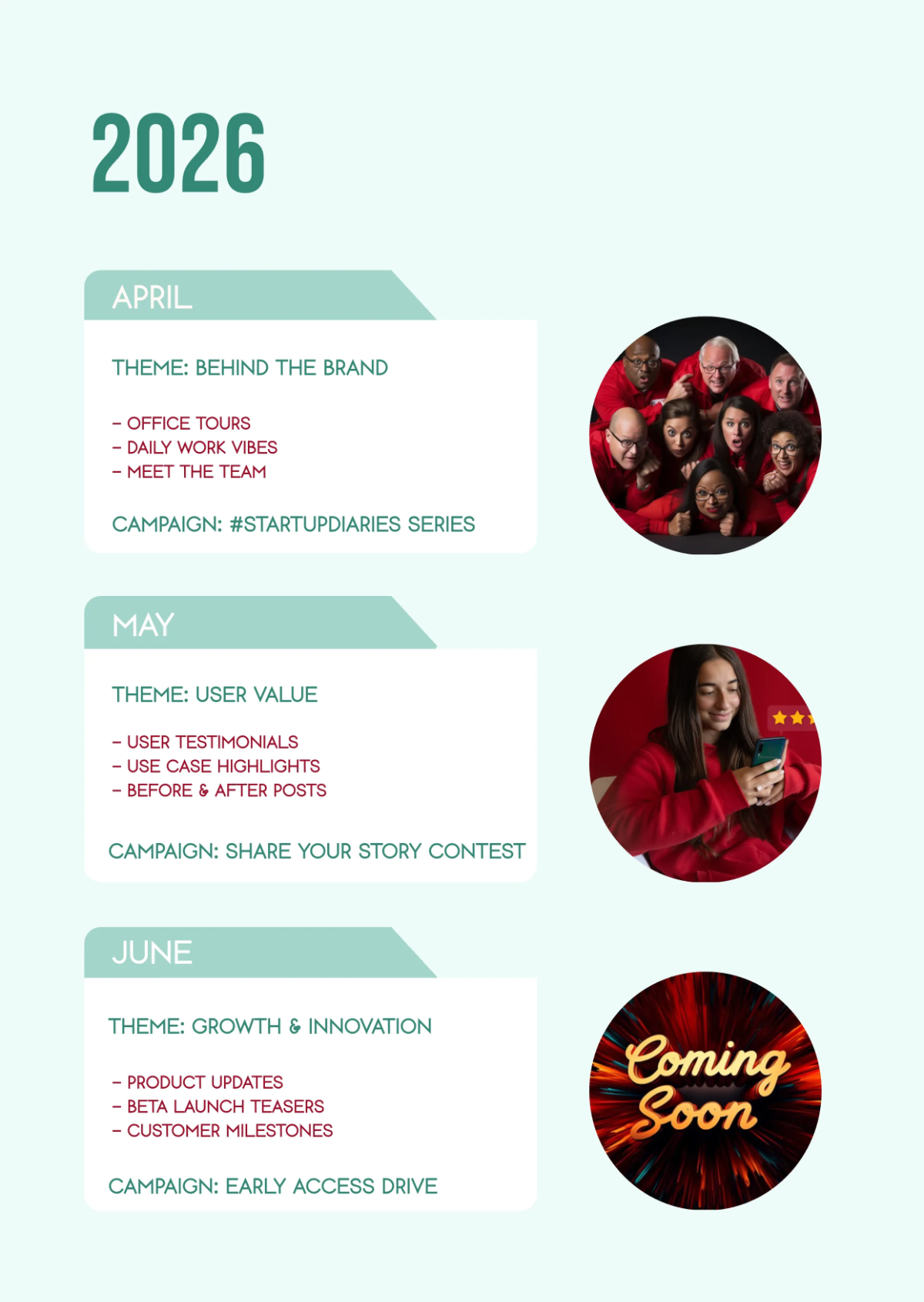 Free 2026 Social Media Calendar Template to Edit Online