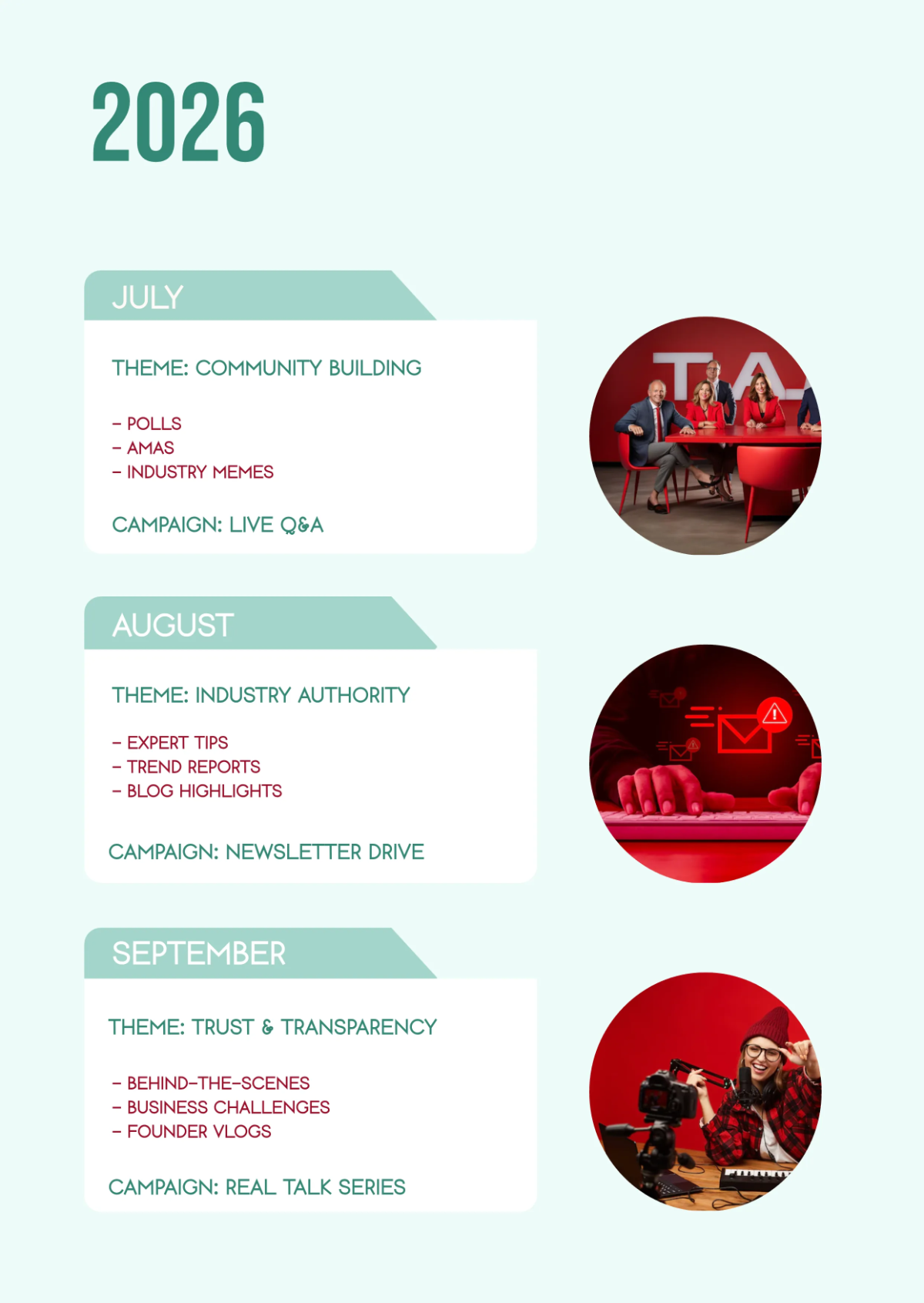 Free 2026 Social Media Calendar Template to Edit Online