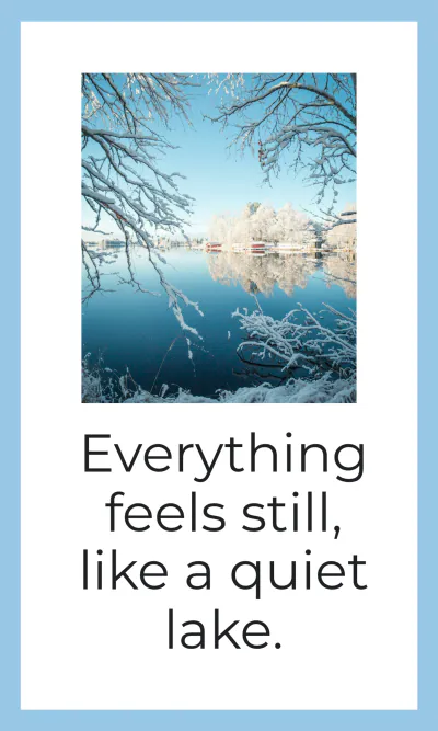 Free Blue Calm Emotions Flashcard Template to Edit Online